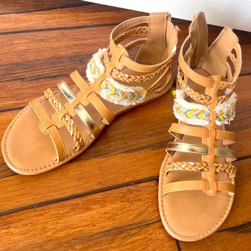 Girls gladiator style sandal